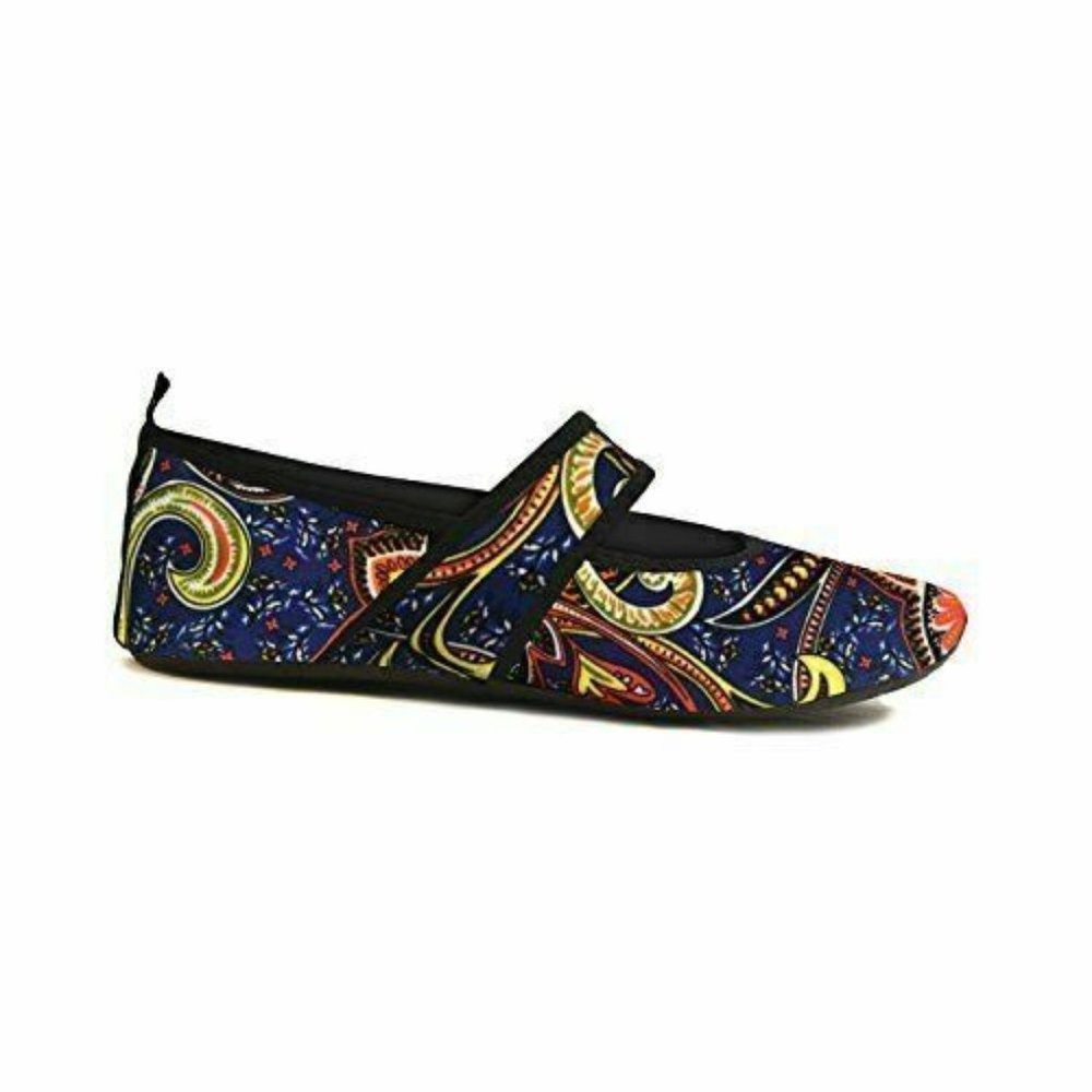 Nufoot Womens Futsole Best Soft Flats Foldable Flexible Yoga Travel Shoes Small